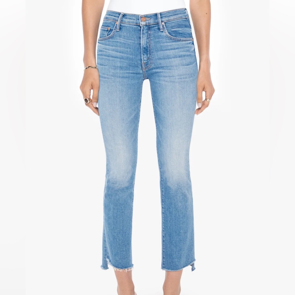 Mother Insider Crop Step Fray